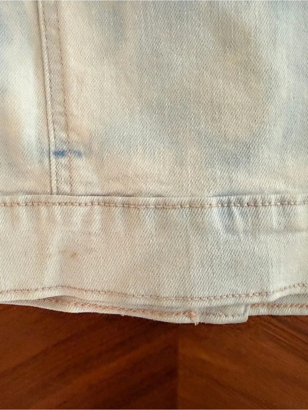 Old Navy Girls' Blue to Cream Ombre Denim Jacket